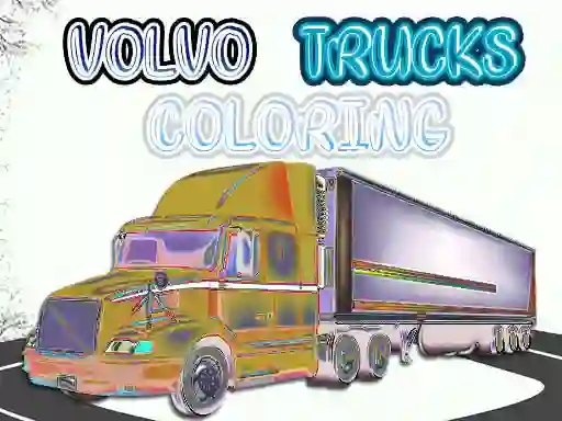 Leikur Volvo Trucks Coloring á netinu