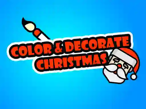 Leikur Color & Decorate Christmas á netinu