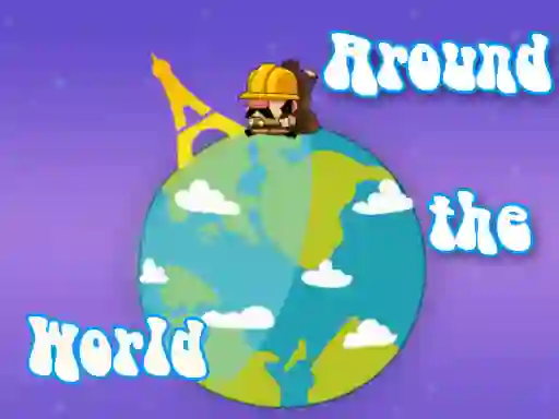 Leikur Around The World With Jumping á netinu