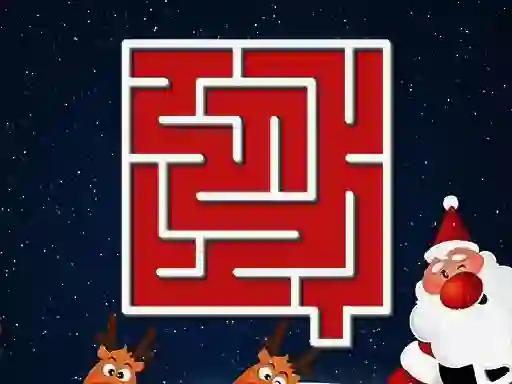 Leikur Christmas Maze á netinu