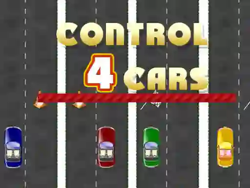 Leikur Control 4 Cars á netinu