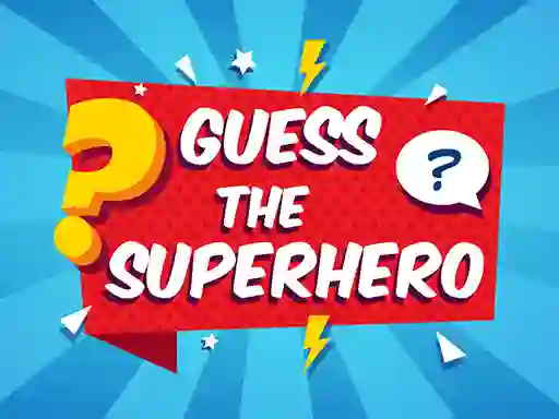 Leikur Guess The Superhero á netinu