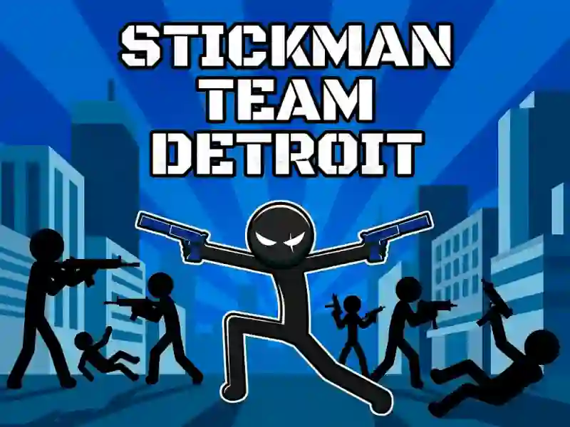 Leikur Stickman Team Detroit á netinu