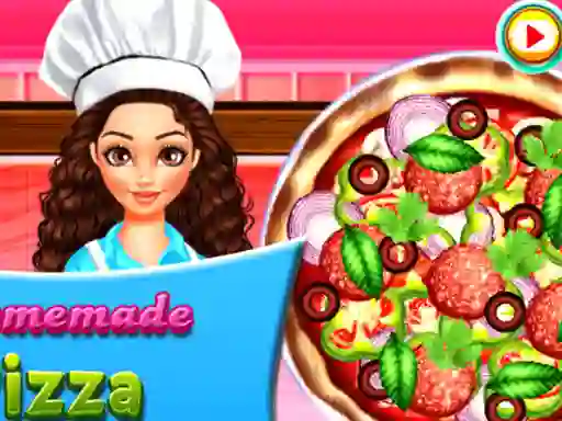 Leikur Homemade Pizza Cooking á netinu