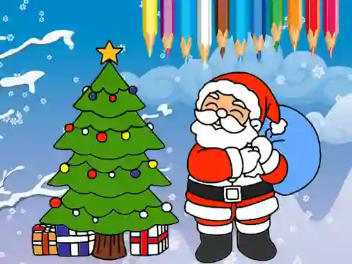 Leikur Coloring Christmas Tree á netinu