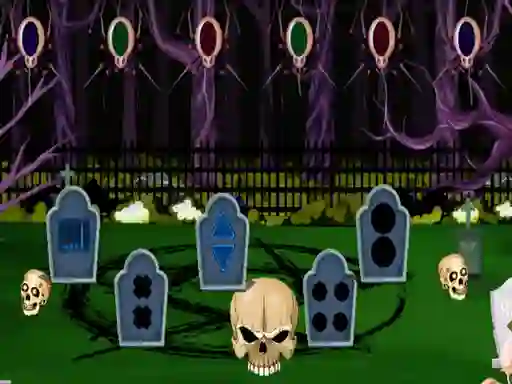 Leikur Dark Cemetery Escape á netinu