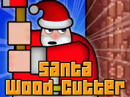Leikur Santa Wood Cutter á netinu