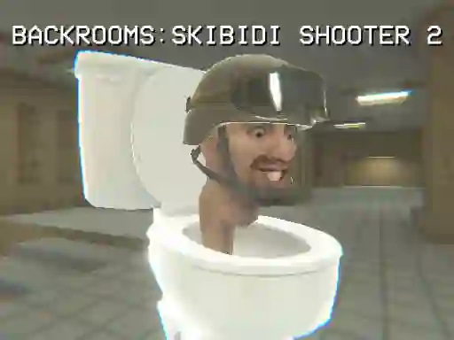 Leikur Backrooms: Skibidi Shooter 2 á netinu
