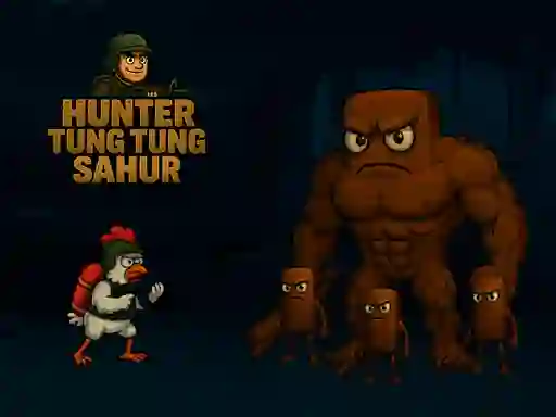 Leikur Hunter Tung Tung Sahur á netinu