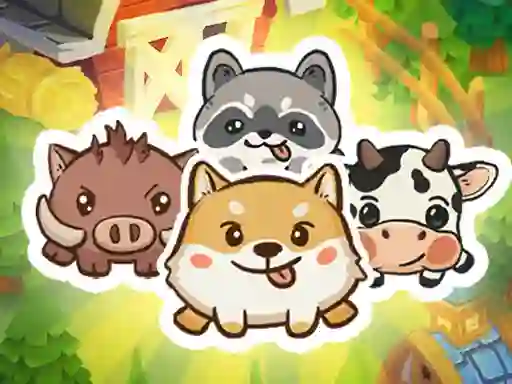 Leikur Animal Sort Cute Game Puzzle á netinu