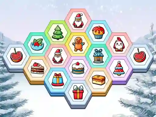Leikur Holiday Hex Sort á netinu