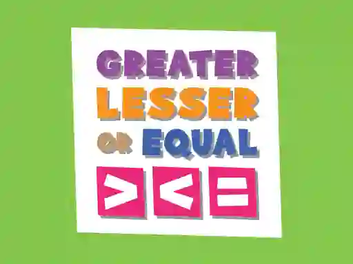 Leikur Greater Lesser Or Equal á netinu