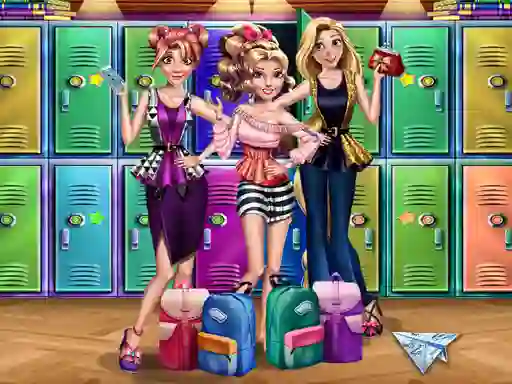 Leikur Princess Back To School á netinu