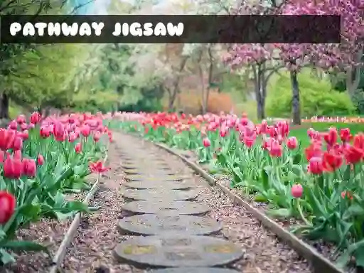 Leikur Pathway Jigsaw á netinu