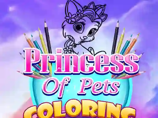 Leikur Princess Of Pets Coloring á netinu