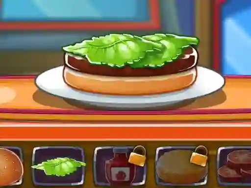 Leikur Top Burger Cooking á netinu