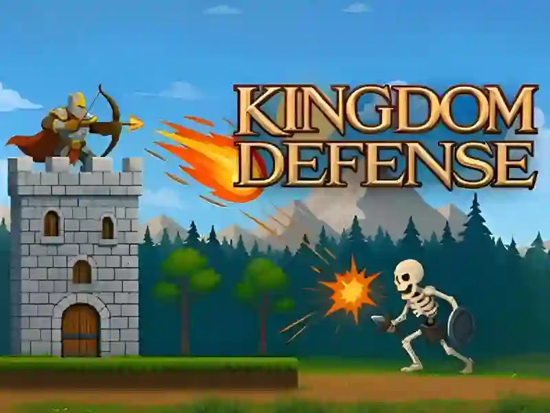 Leikur Defense of the kingdom á netinu