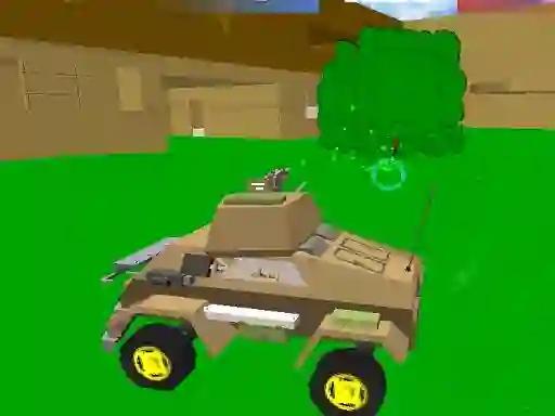 Leikur Blocky Wars 3d Toonfare á netinu