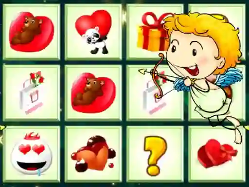 Leikur Valentines Cards Match á netinu