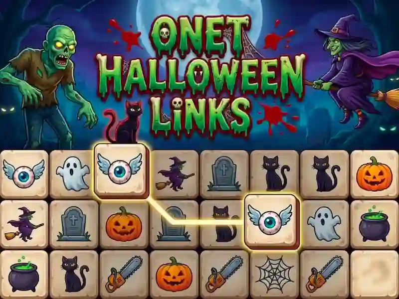 Leikur ONet Halloween Links á netinu