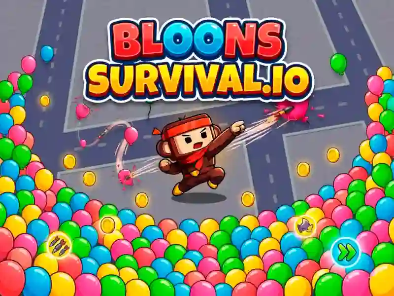 Leikur Bloons Survival.io á netinu