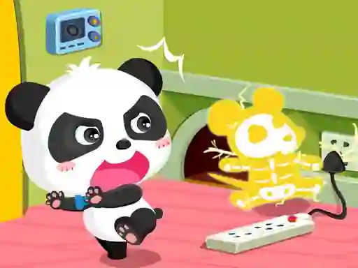 Leikur Baby Panda Home Safety á netinu