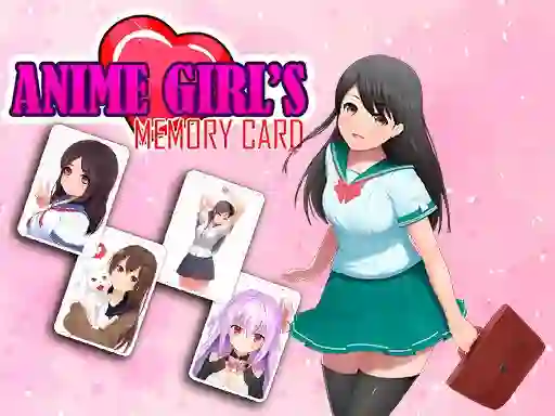 Leikur Anime Girls Memory Card á netinu