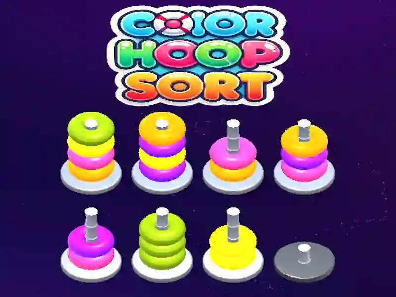 Leikur Color Hoop Sort á netinu