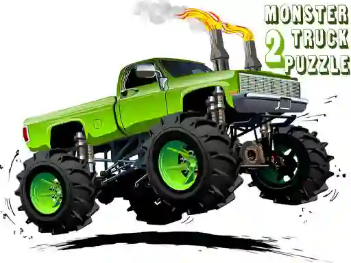 Leikur Monster Truck Puzzle 2 á netinu