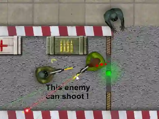 Leikur Zombie Shooting 2D á netinu