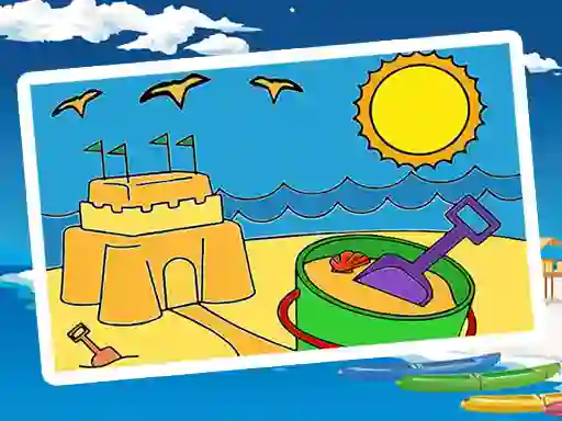 Leikur Summer Coloring Pages á netinu