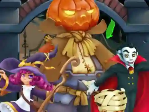 Leikur Halloween Jigsaw Deluxe á netinu
