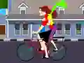 Leikur Cycling Kiss á netinu