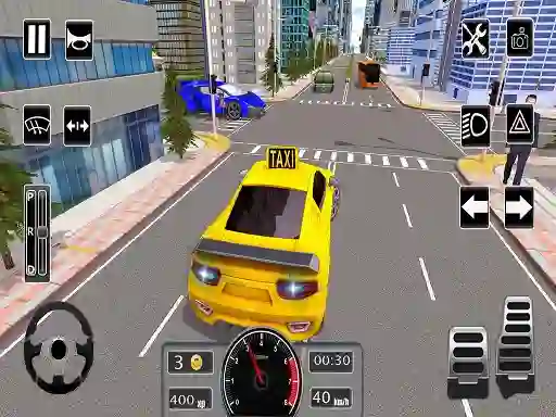 Leikur Modern City Taxi Car Simulator á netinu