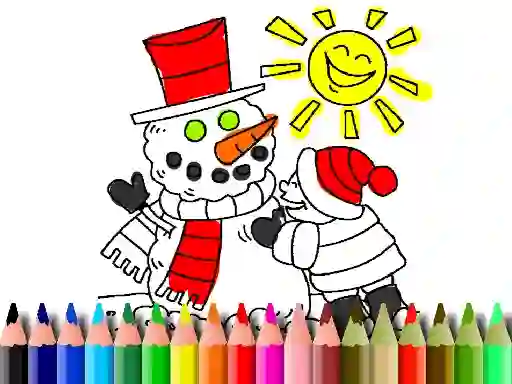 Leikur Back To School: Winter Time Coloring á netinu