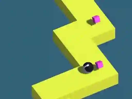 Leikur Zigzag Ball Dash á netinu