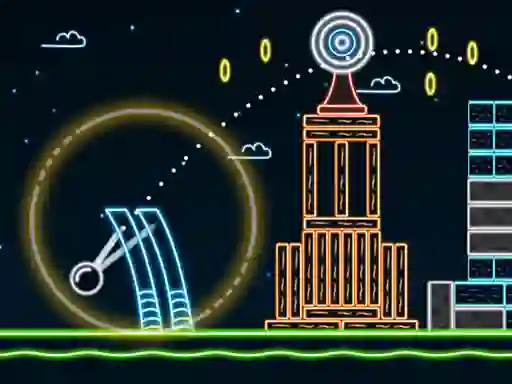 Leikur Neon Catapult á netinu