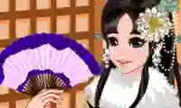 Leikur Kimono Cutie Dress Up á netinu