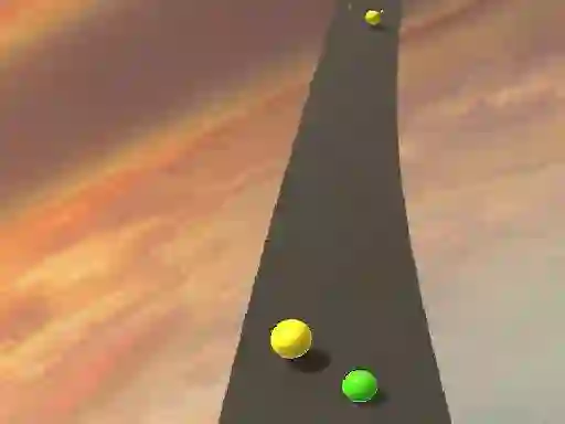Leikur Sky Ball Race á netinu