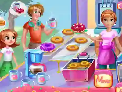 Leikur Annie Cooking Donuts á netinu