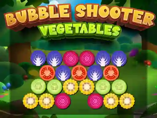 Leikur Bubble Shooter Vegetables á netinu