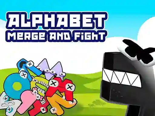 Leikur Alphabet Merge And Fight á netinu