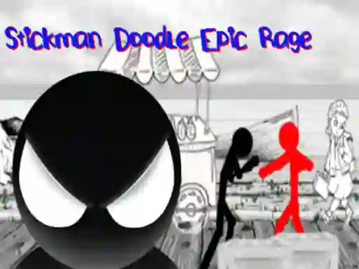 Leikur Stickman Doodle Epic Rage á netinu