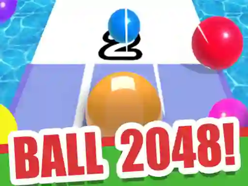 Leikur Ball 2048 á netinu
