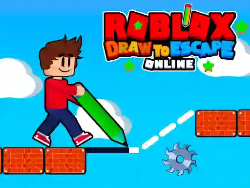 Leikur Roblox Draw to Escape Online á netinu