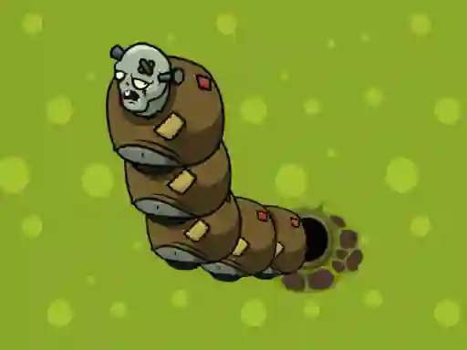 Leikur Zombie Worms á netinu