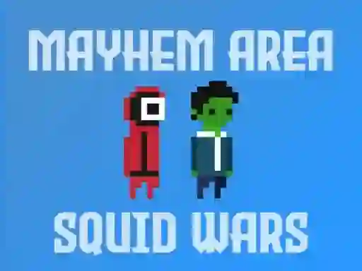 Leikur Mayhem Area Squid Wars á netinu