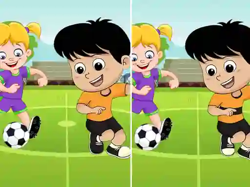 Leikur World Cup 2018 Find The Difference á netinu