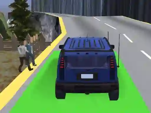 Leikur Uphill Jeep Driving á netinu