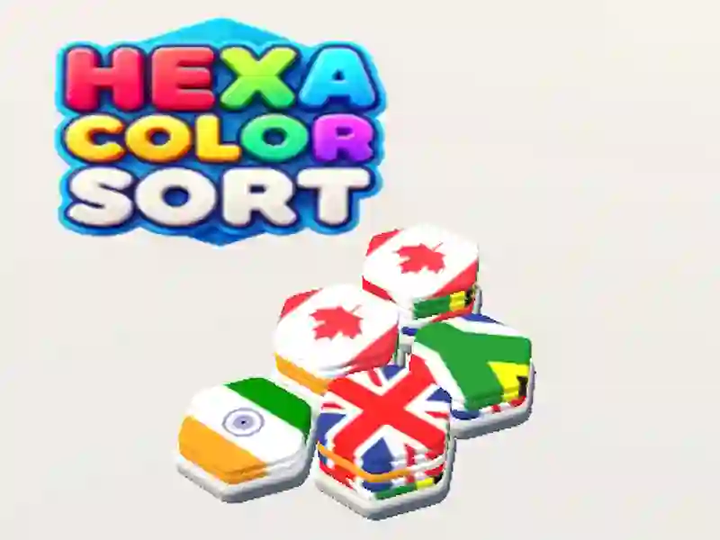 Leikur Hexa Color Sort á netinu